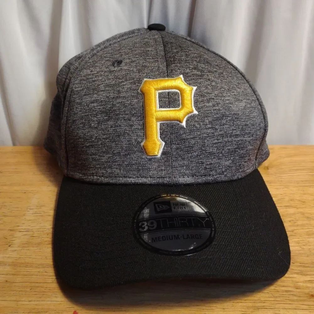 New Era 39Thirty Pittsburgh Pirates M/L Stretchfit Hat - New